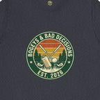 Bogeys & Bad Decisions Logo Tee