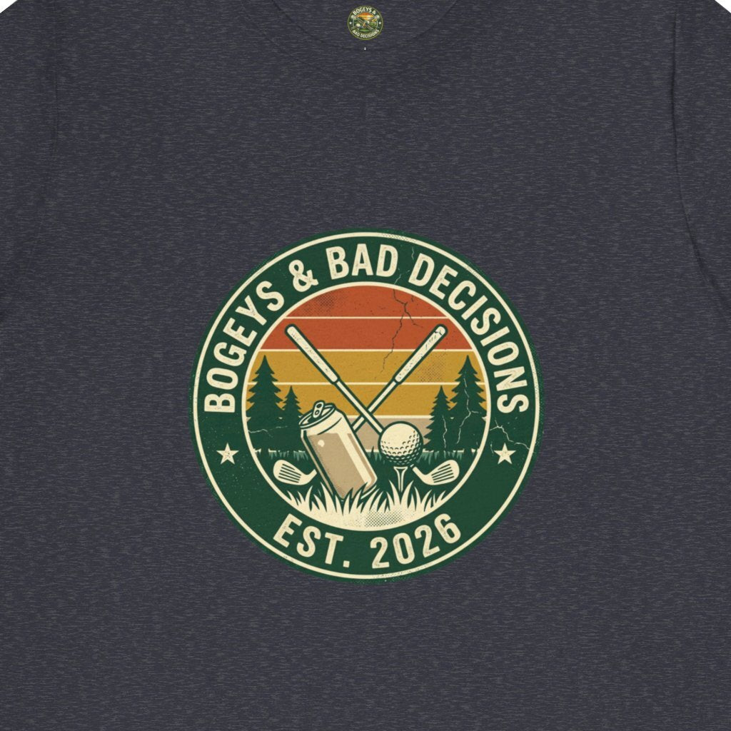 Bogeys & Bad Decisions Logo Tee