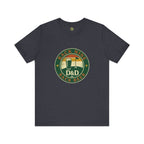 Back Nine Back Beer - Vintage Golf Sunset Badge Tee