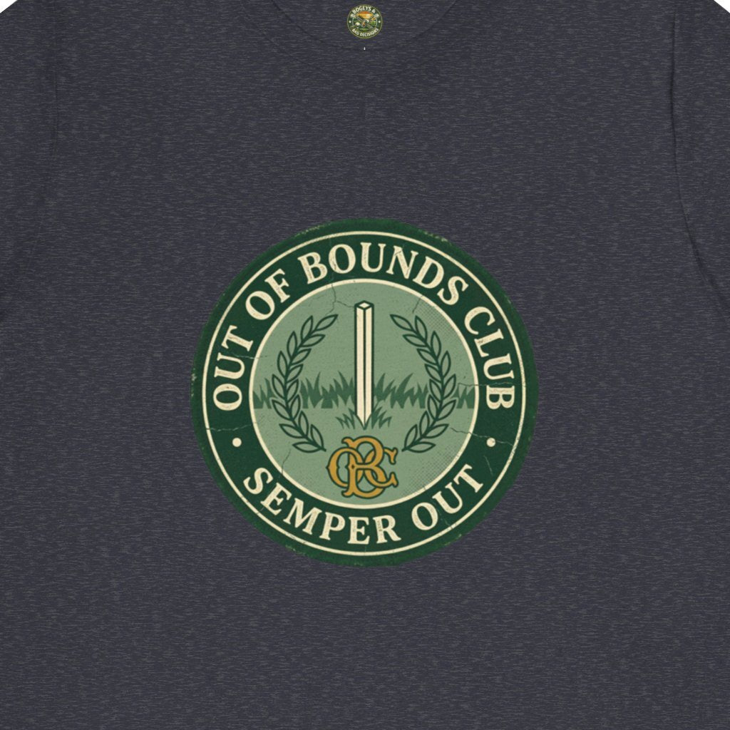 Semper Out Tee - OBC Fake Latin Motto Badge