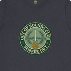 Semper Out Tee - OBC Fake Latin Motto Badge