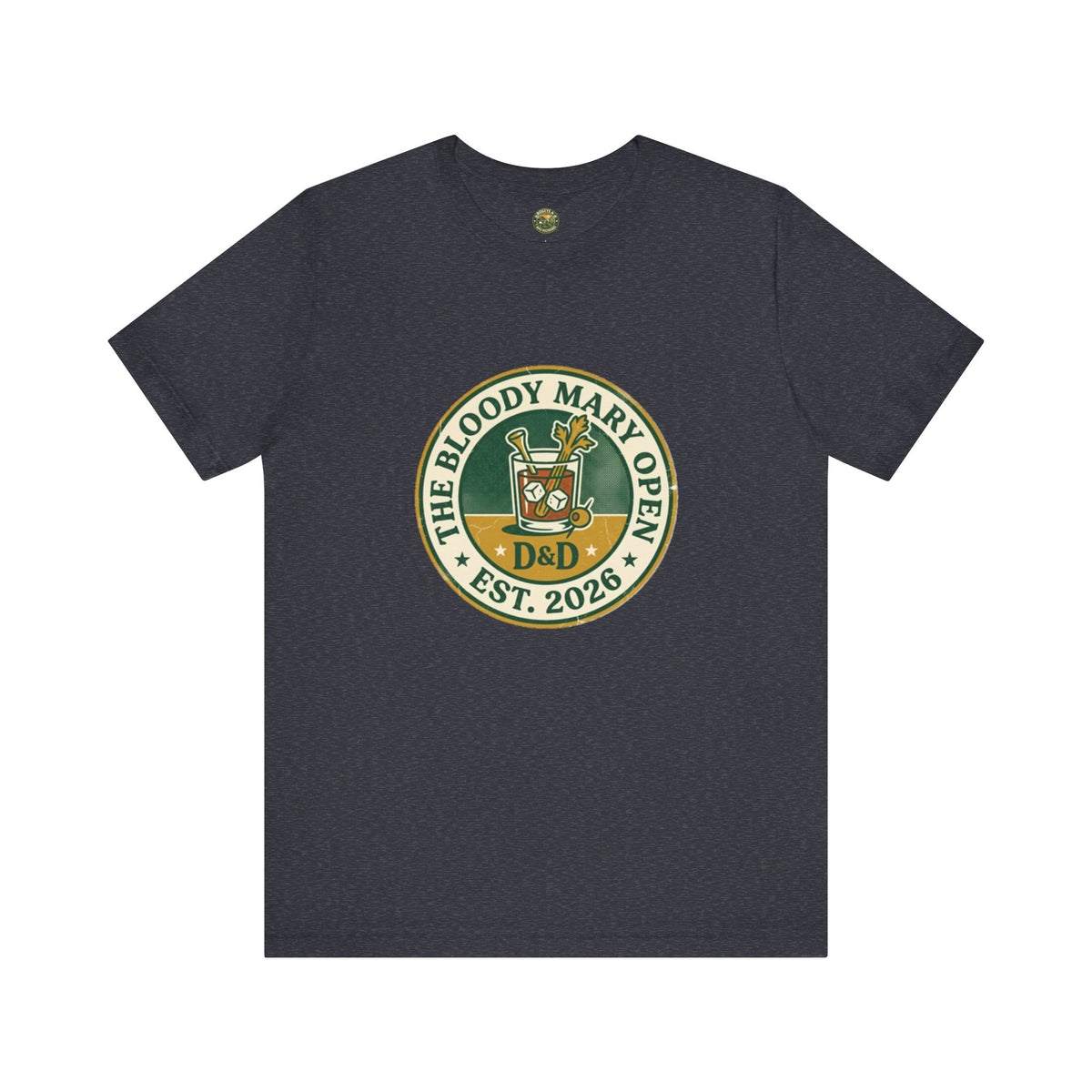 The Bloody Mary Open Tee — Vintage Morning Round Badge