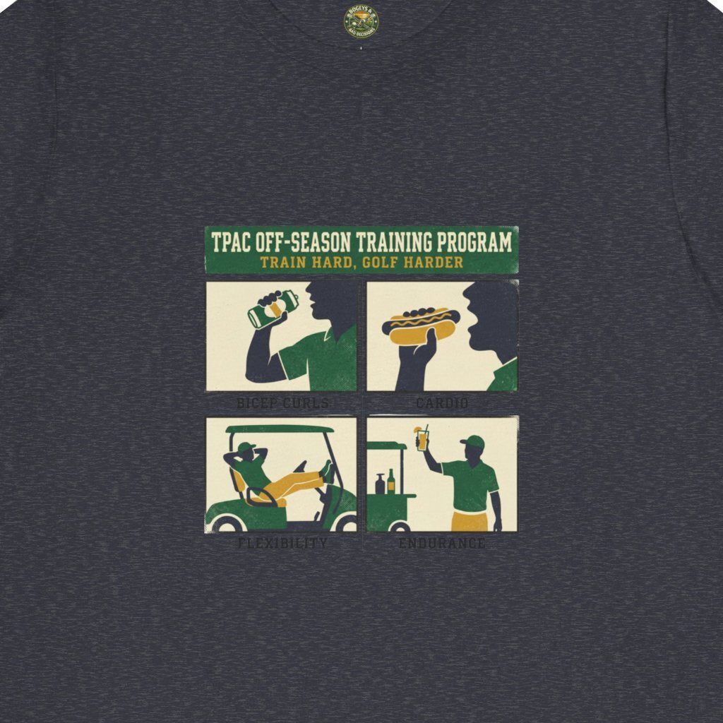 TPAC Off-Season Training tee - Vintage 4-Panel Workout Poster