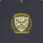 The Action Open Tee — Fake Golf Tournament Crest