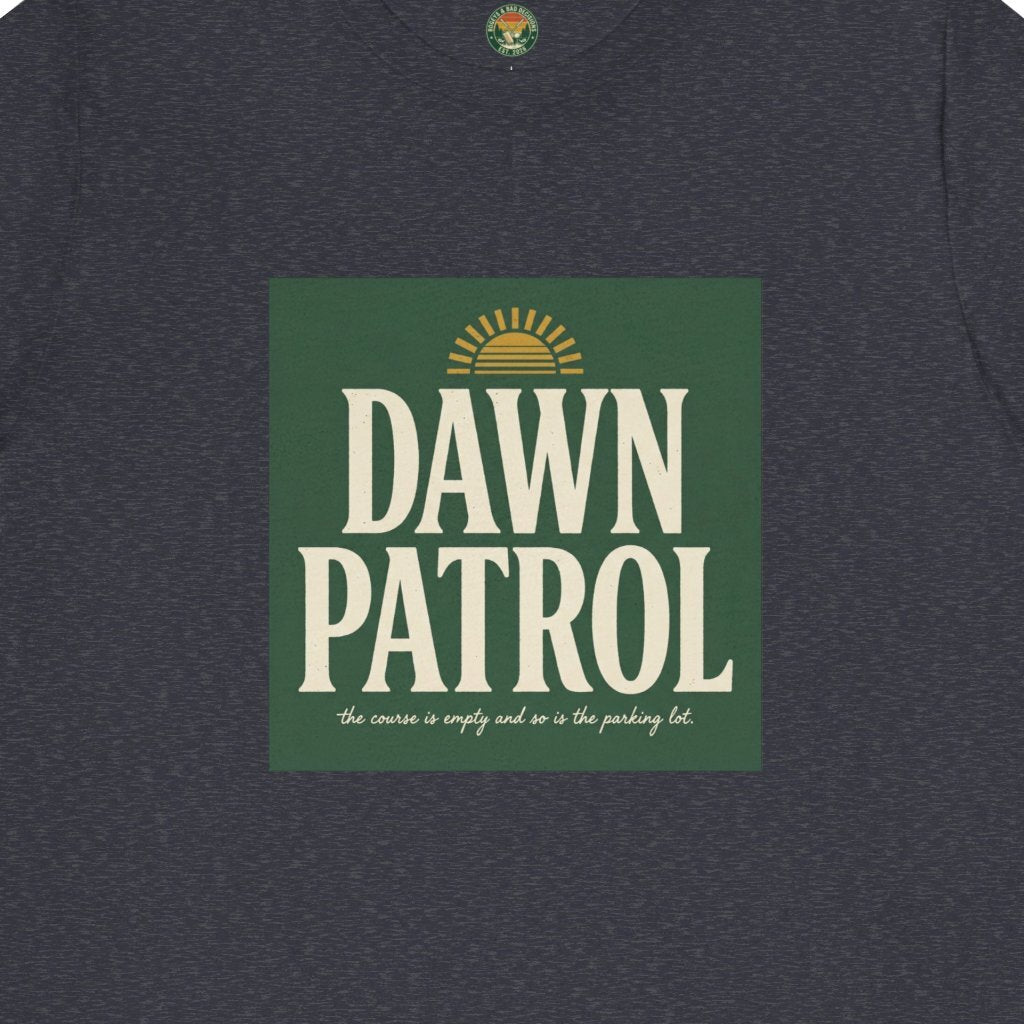 Dawn Patrol Tee — Vintage Sunrise Typography