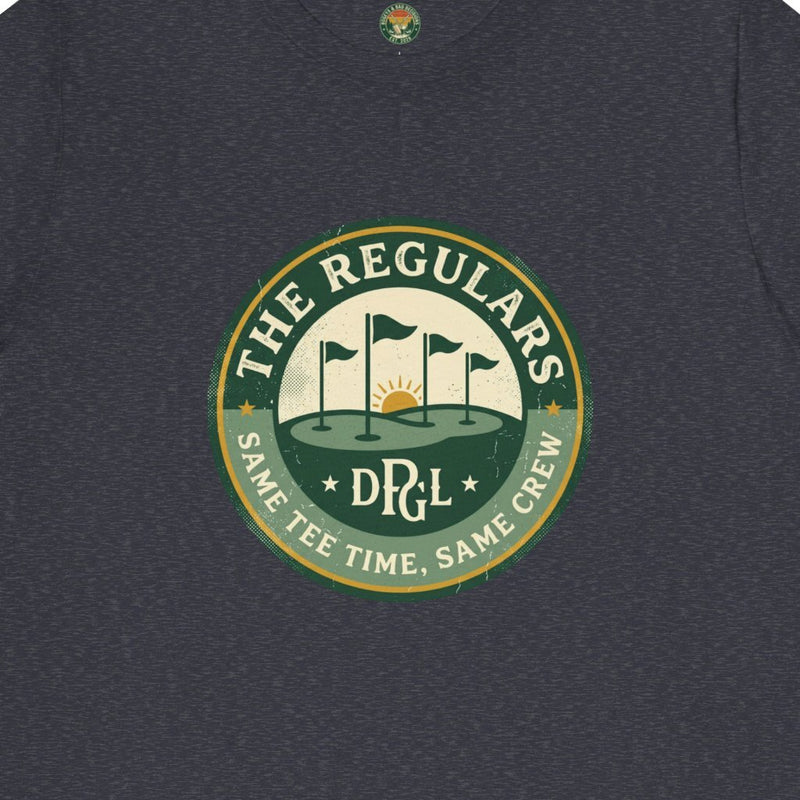The Regulars Tee — Same Foursome Member Badge