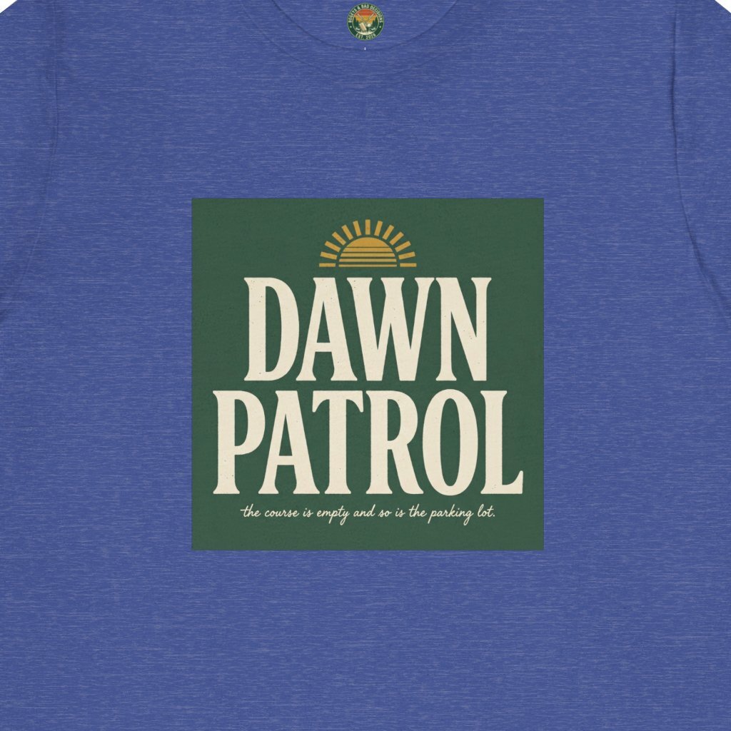 Dawn Patrol Tee — Vintage Sunrise Typography