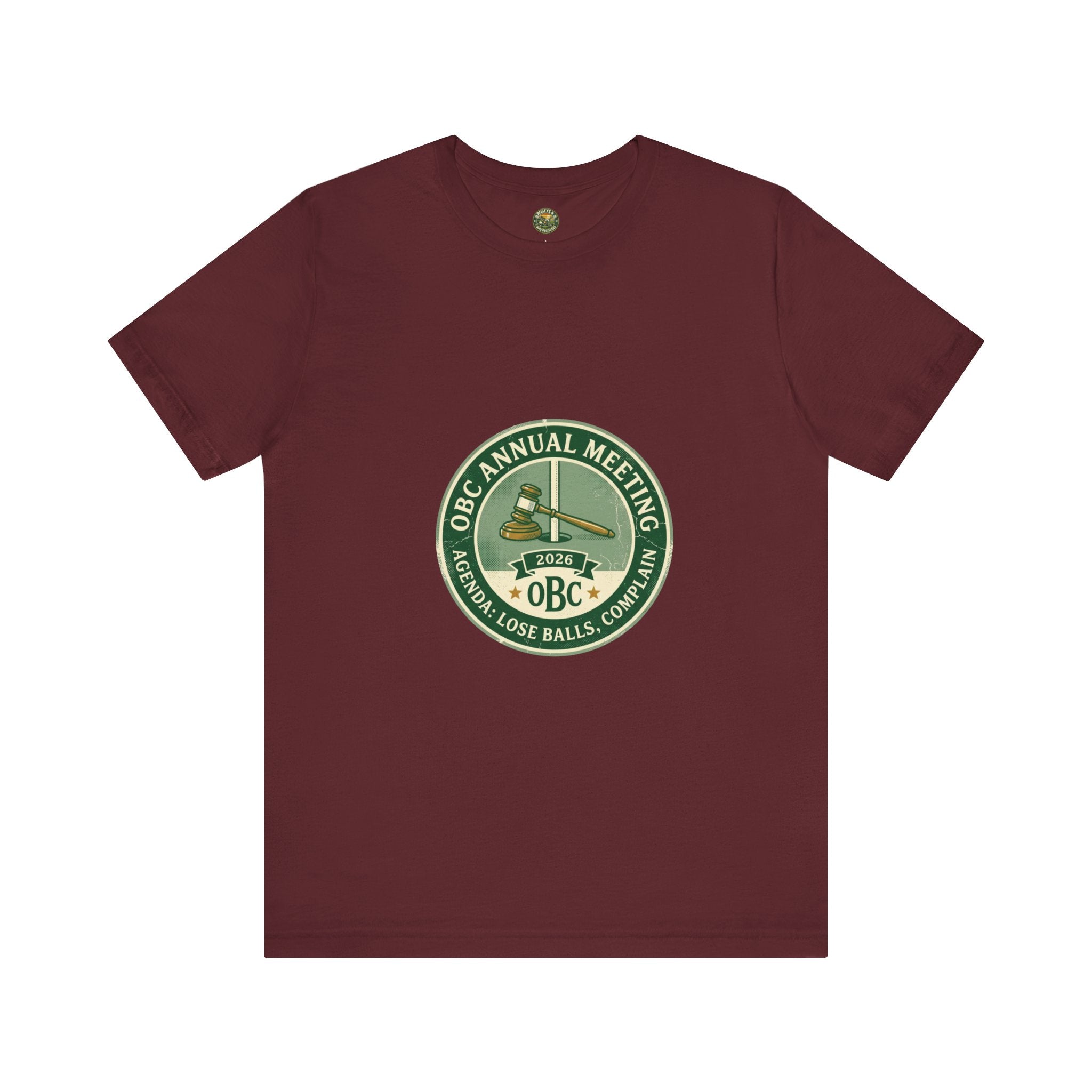 OBC Annual Meeting Tee - Agenda: Lose Balls, Complain