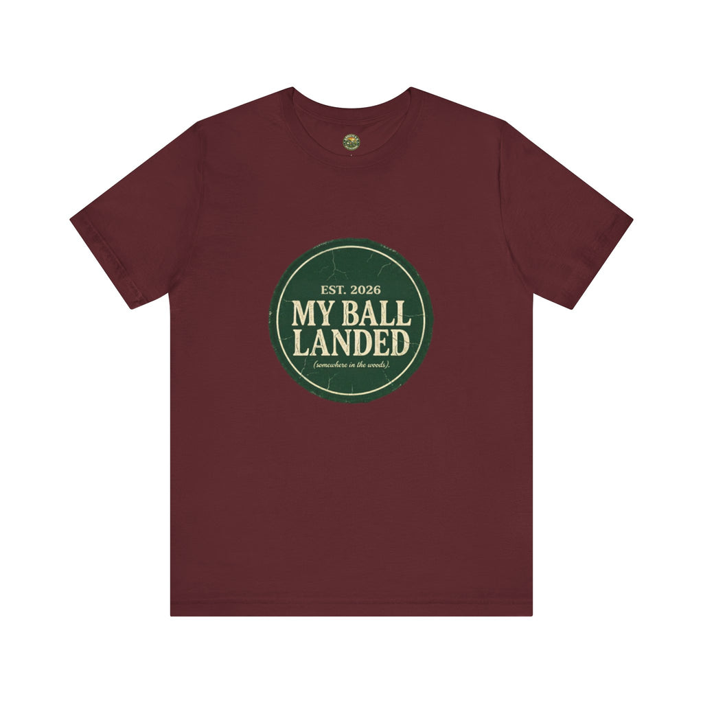 Out of Bounds Club Tee "My Ball Landed Somewhere in the Water" - Funny Golf Vintage Golf tshirt