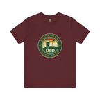 Back Nine Back Beer - Vintage Golf Sunset Badge Tee