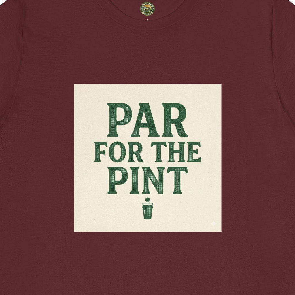 Par For The Pint — Vintage Cream Golf & Beer Tee
