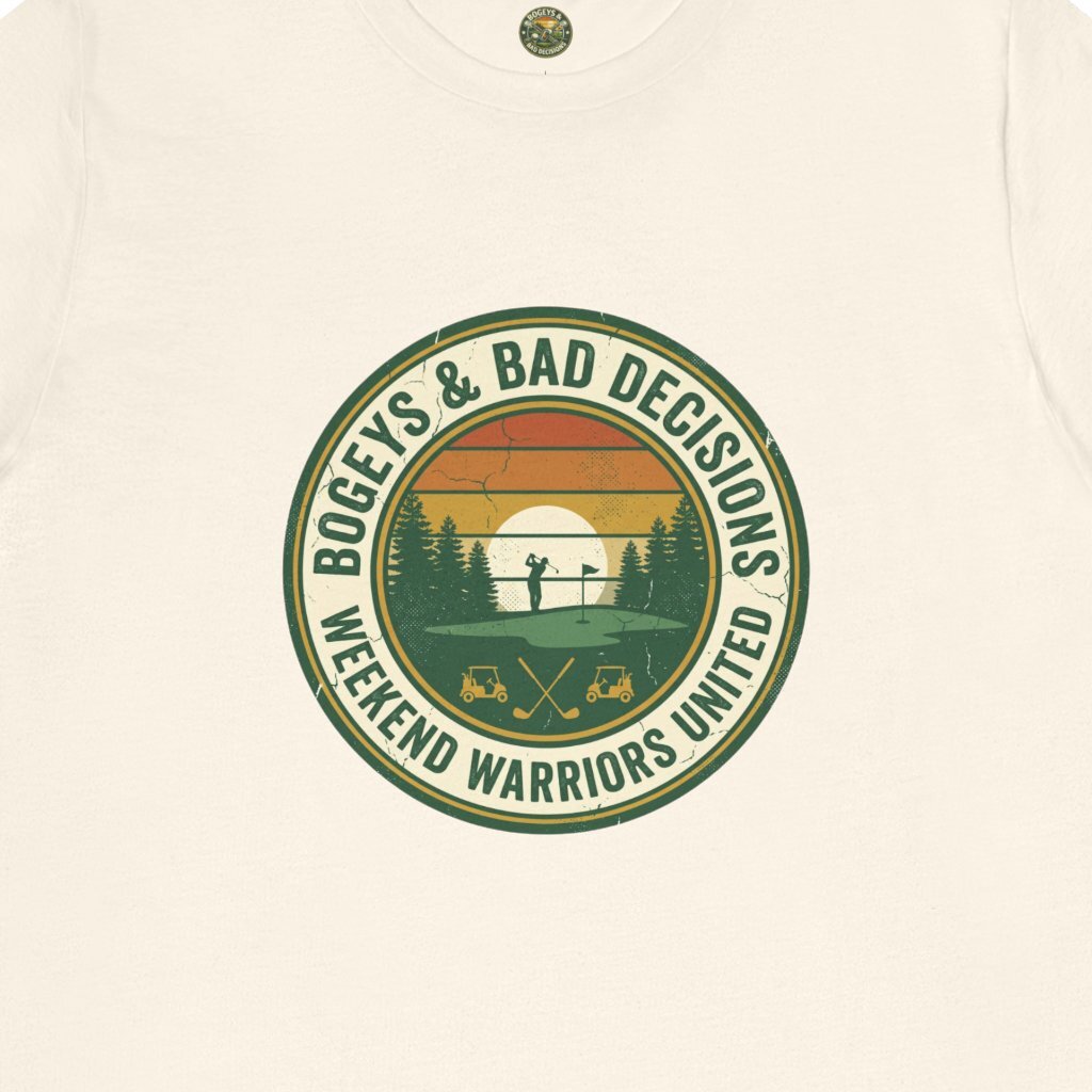 B&BD Weekend Warriors Sunset Badge Tee