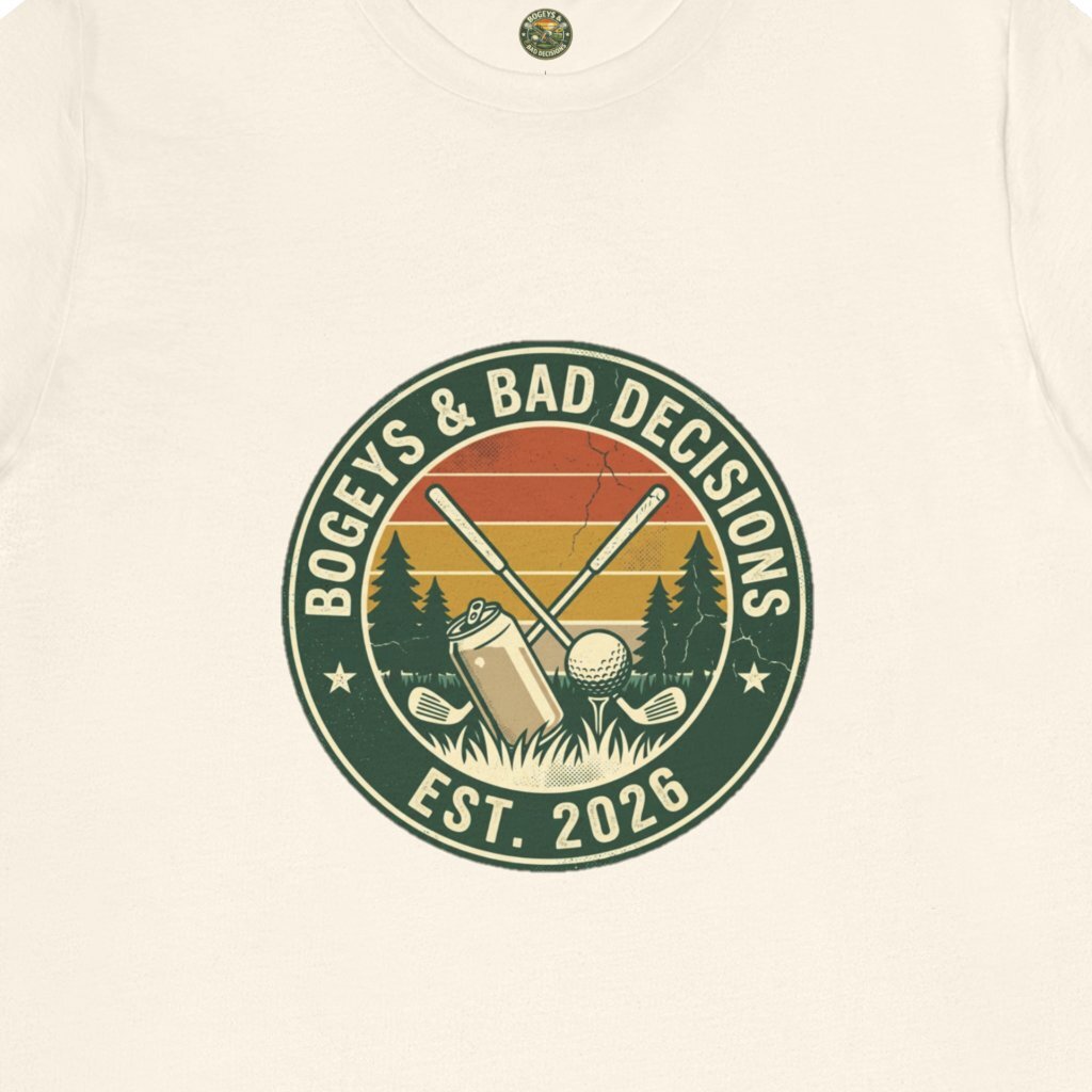 Bogeys & Bad Decisions Logo Tee
