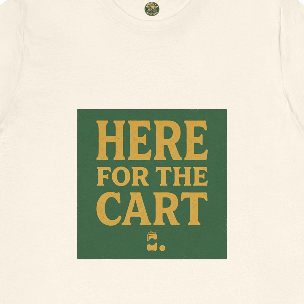 Here For The Cart — Vintage Golf & Beer Tee