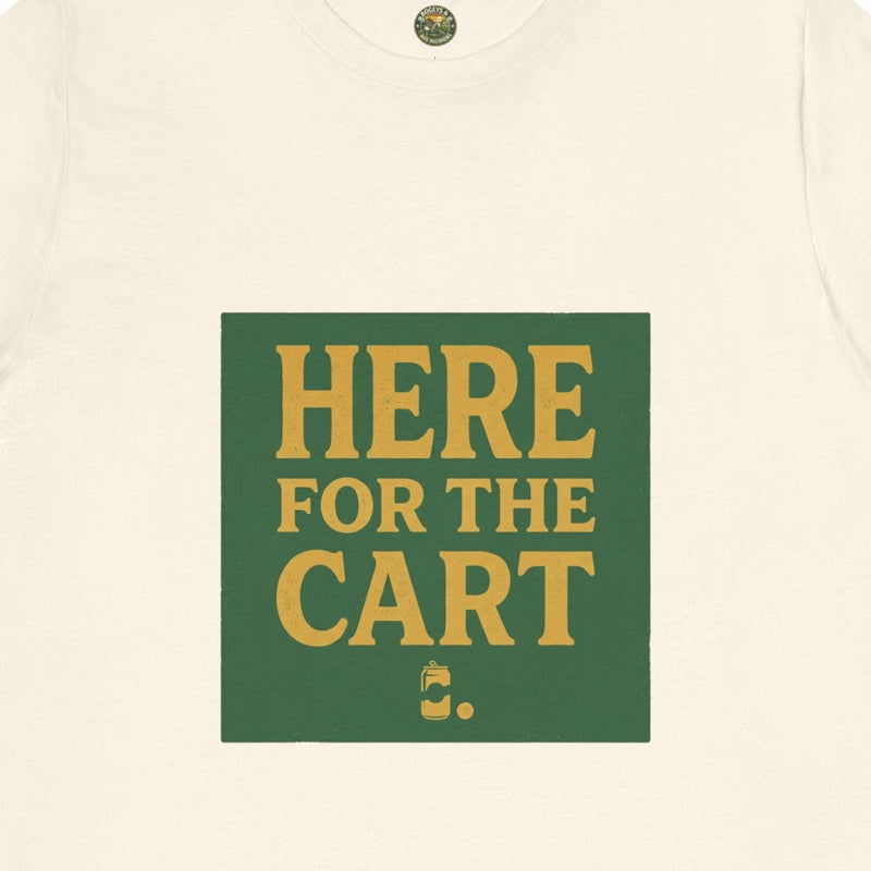 Here For The Cart — Vintage Golf & Beer Tee