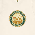 Cart Girl Appreciation Society Tee — Vintage Tribute Badge