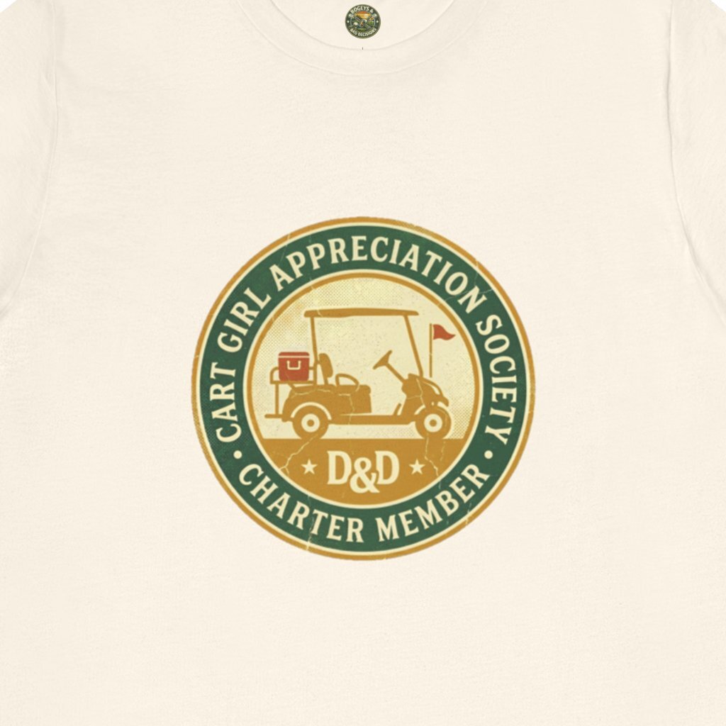 Cart Girl Appreciation Society Tee — Vintage Tribute Badge
