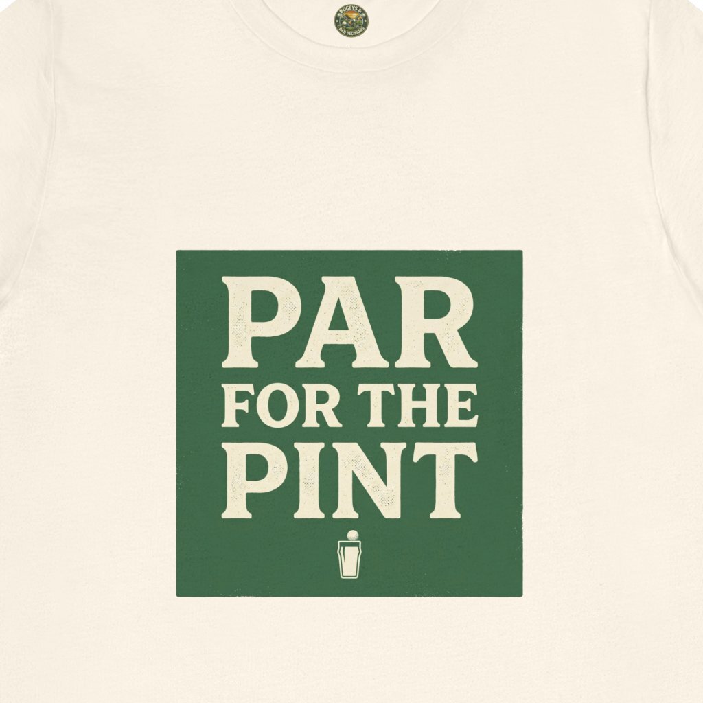 Par For The Pint - Green Label Vintage Golf & Beer Tee