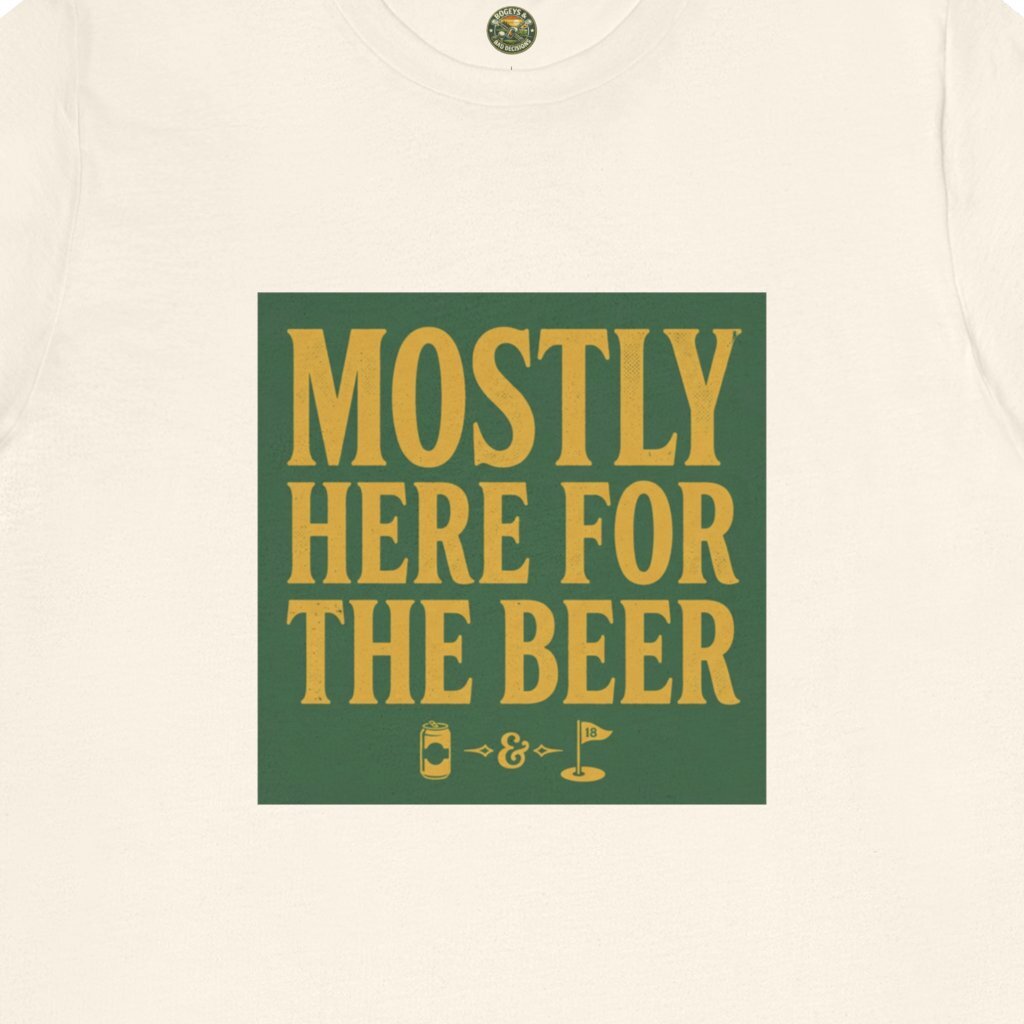 Mostly Here for the Beer - Vintage Golf Tee