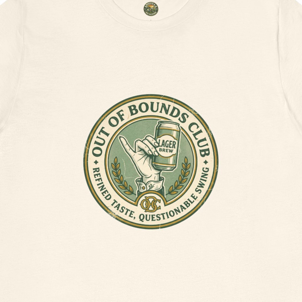 OBC Gatekeeper’s Crest Tee — Refined Taste, Questionable Swing