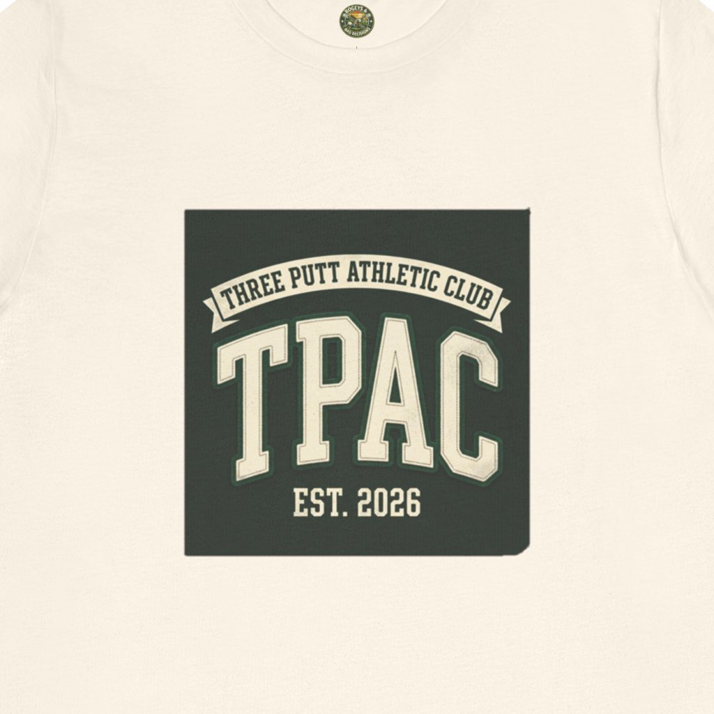 TPAC Varsity Monogram Tee - Three Putt Athletic Club