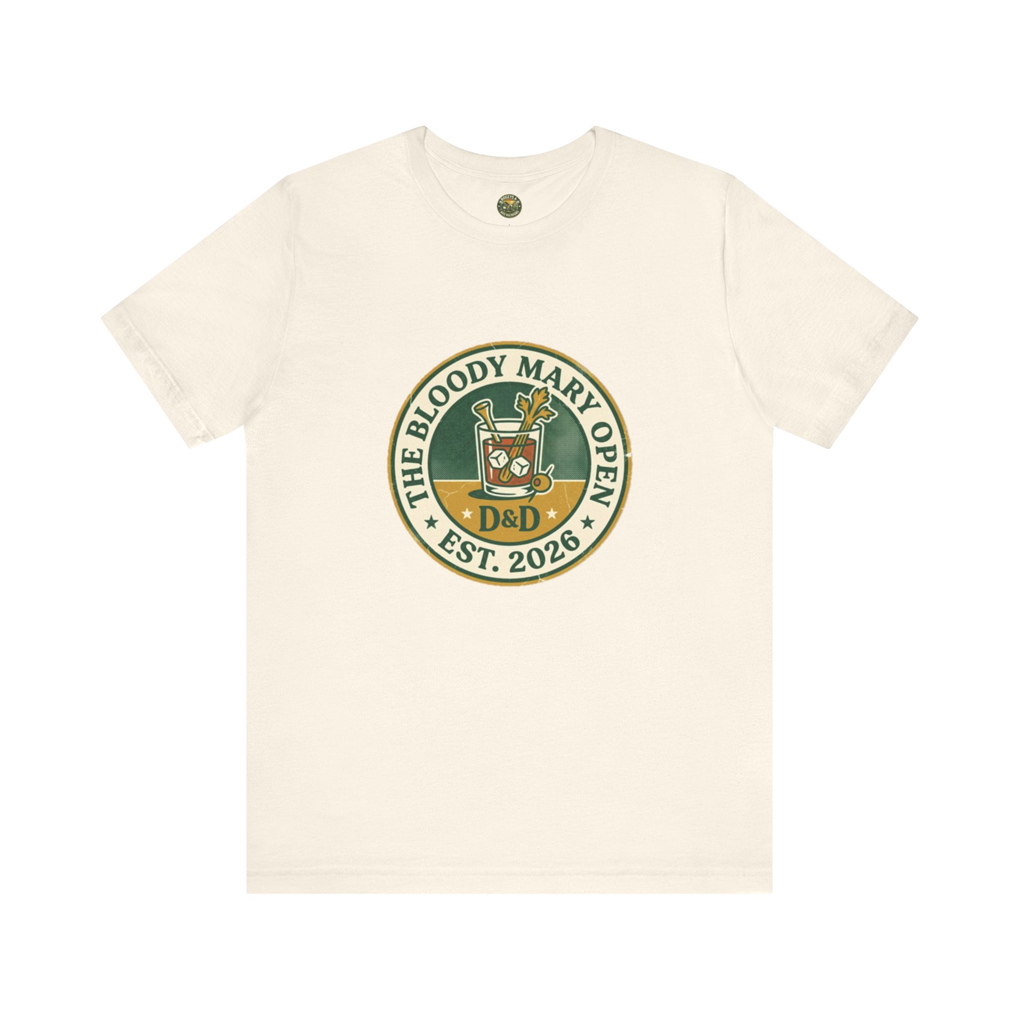 The Bloody Mary Open Tee — Vintage Morning Round Badge