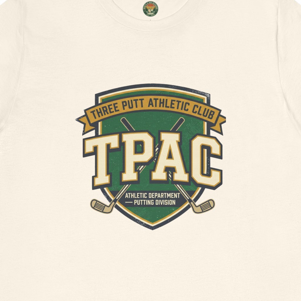 TPAC Athletic Dept Tee — Putting Division Crest