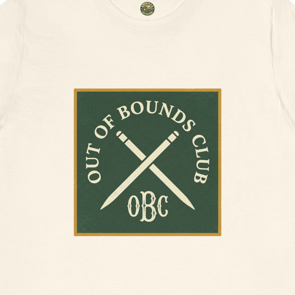 Out of Bounds Club Crossed Stakes Tee