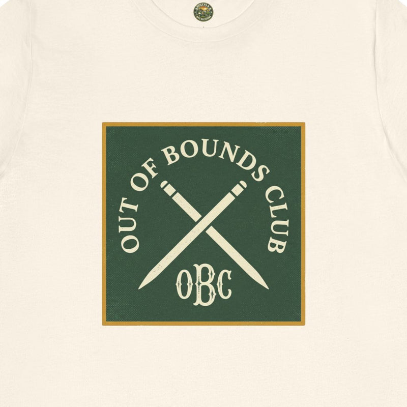 Out of Bounds Club Crossed Stakes Tee
