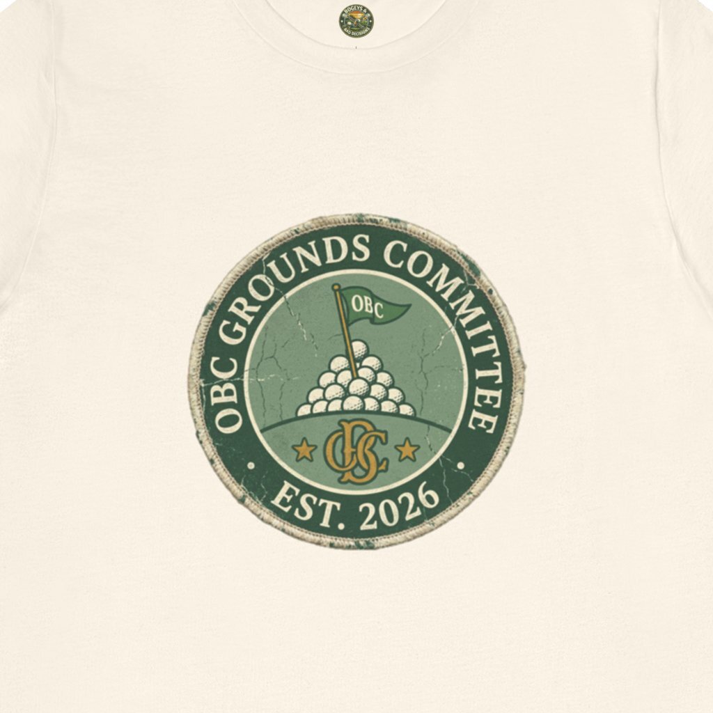 OBC Grounds Committee Tee - Vintage Country Club Badge