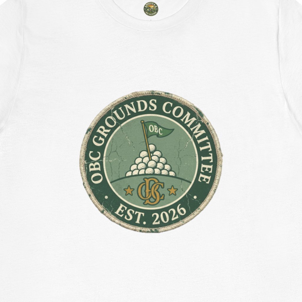 OBC Grounds Committee Tee - Vintage Country Club Badge
