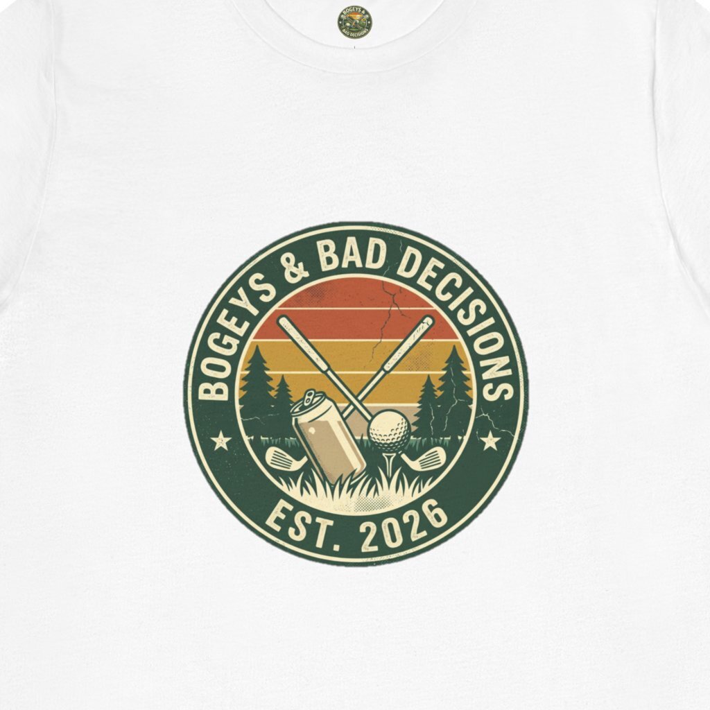 Bogeys & Bad Decisions Logo Tee
