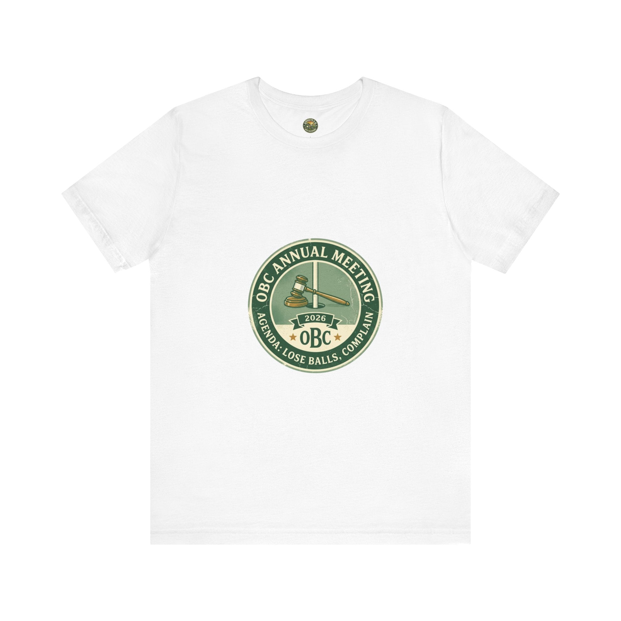 OBC Annual Meeting Tee - Agenda: Lose Balls, Complain
