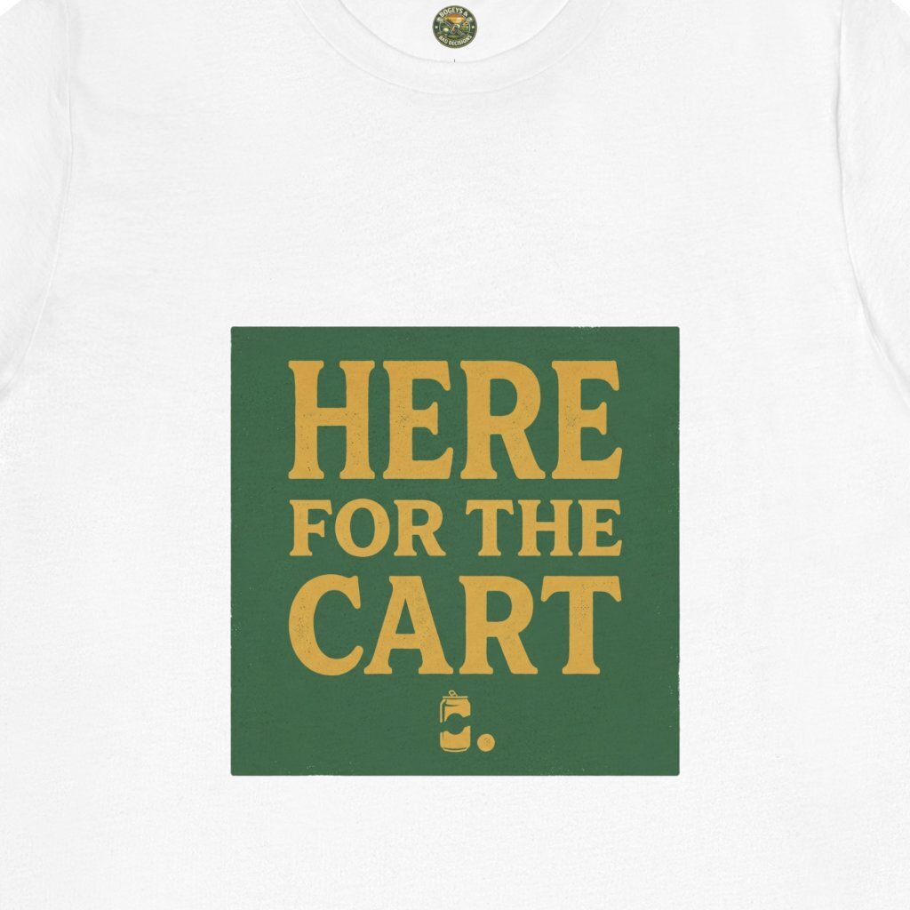 Here For The Cart — Vintage Golf & Beer Tee