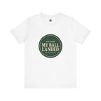 Out of Bounds Club Tee "My Ball Landed Somewhere in the Water" - Funny Golf Vintage Golf tshirt