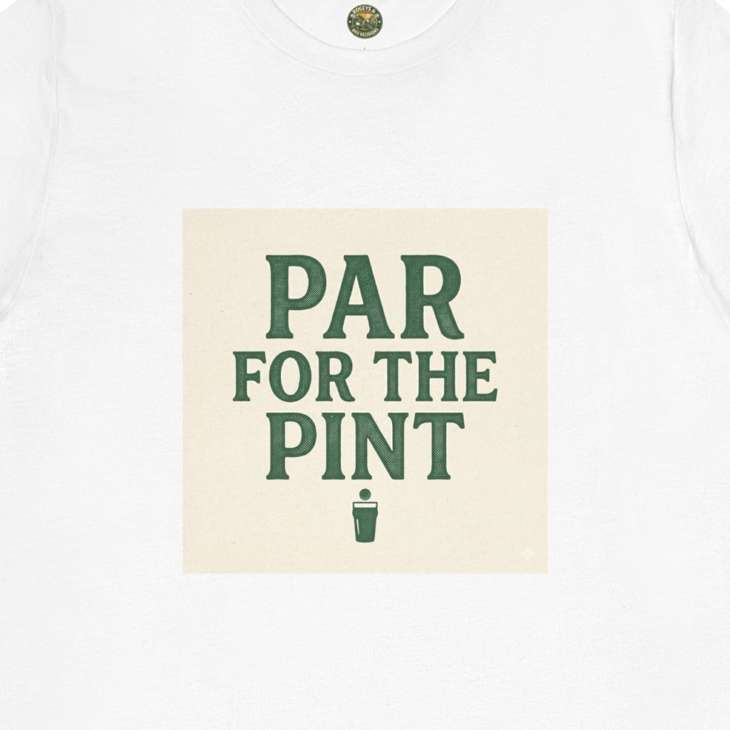 Par For The Pint — Vintage Cream Golf & Beer Tee