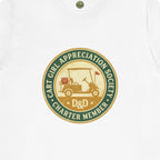 Cart Girl Appreciation Society Tee — Vintage Tribute Badge