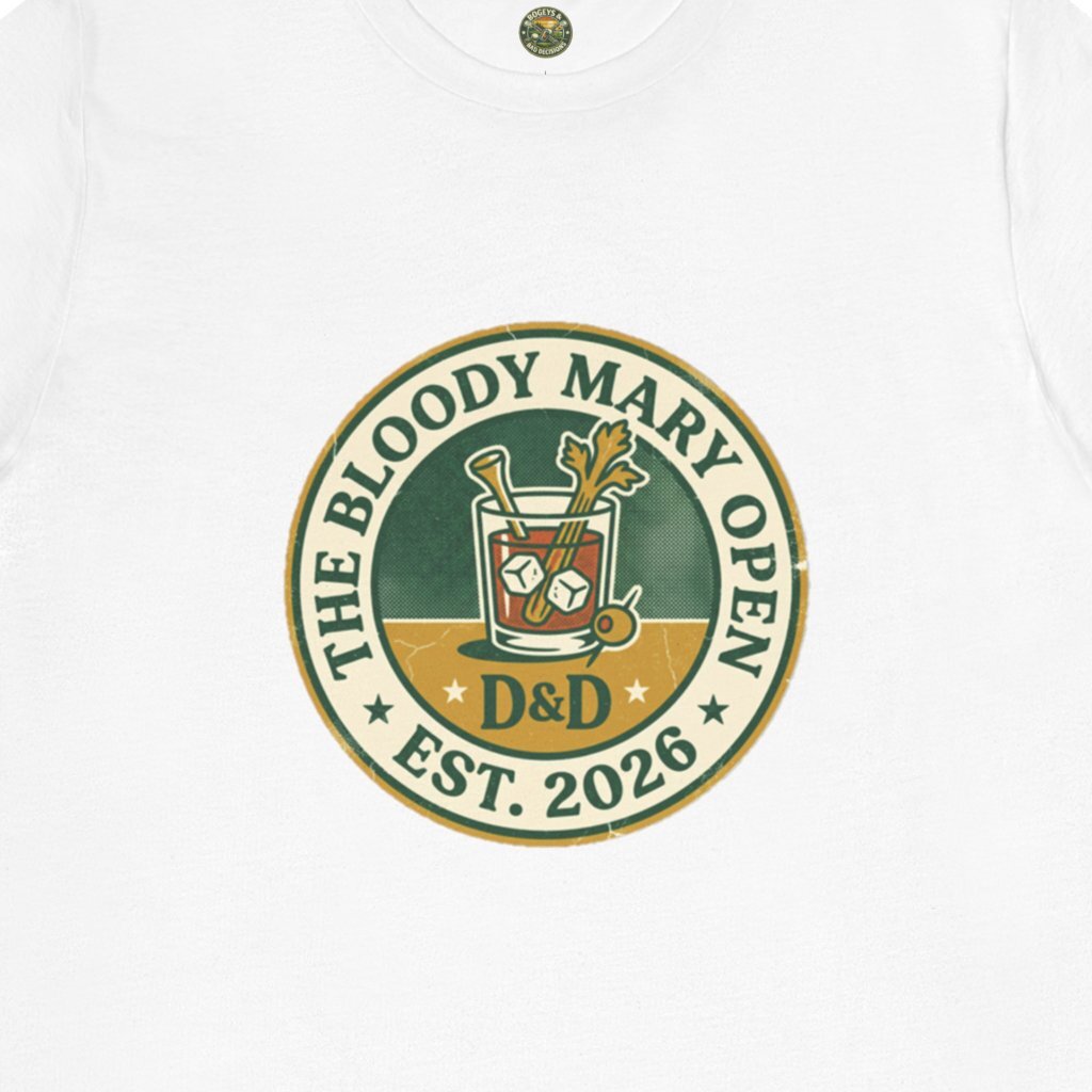 The Bloody Mary Open Tee — Vintage Morning Round Badge