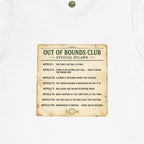 OBC Club Bylaws Tee — Vintage Fake Rulebook