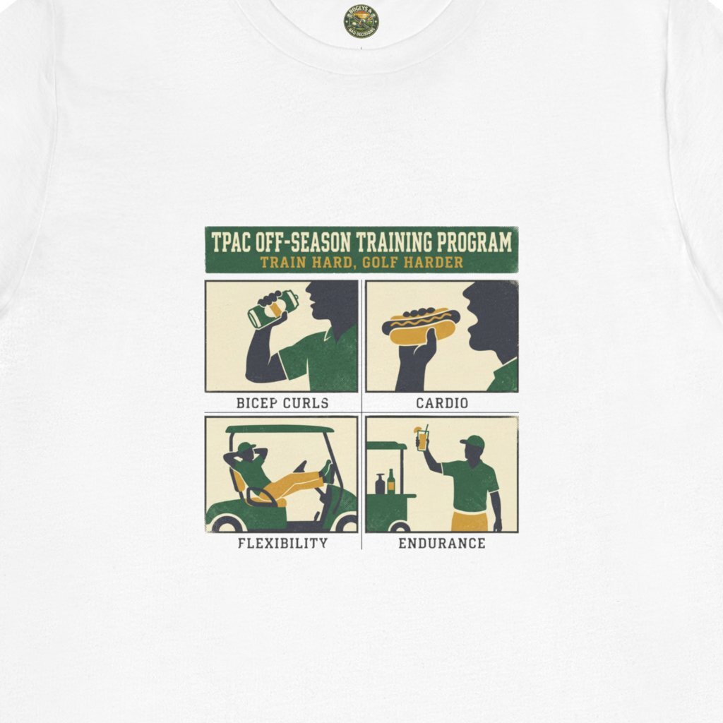 TPAC Off-Season Training tee - Vintage 4-Panel Workout Poster