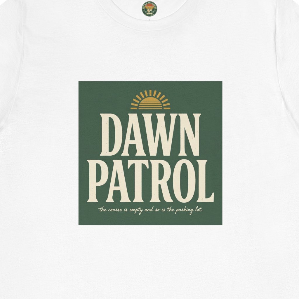 Dawn Patrol Tee — Vintage Sunrise Typography