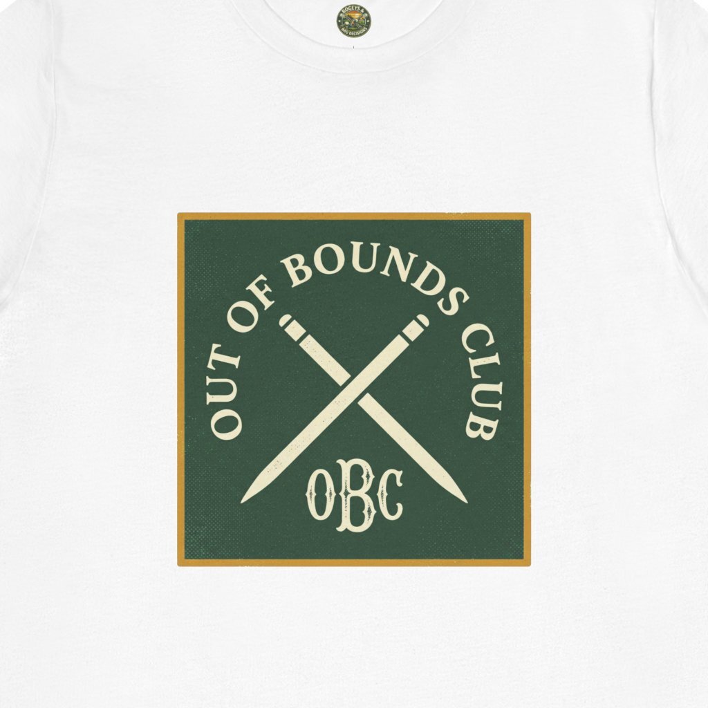Out of Bounds Club Crossed Stakes Tee