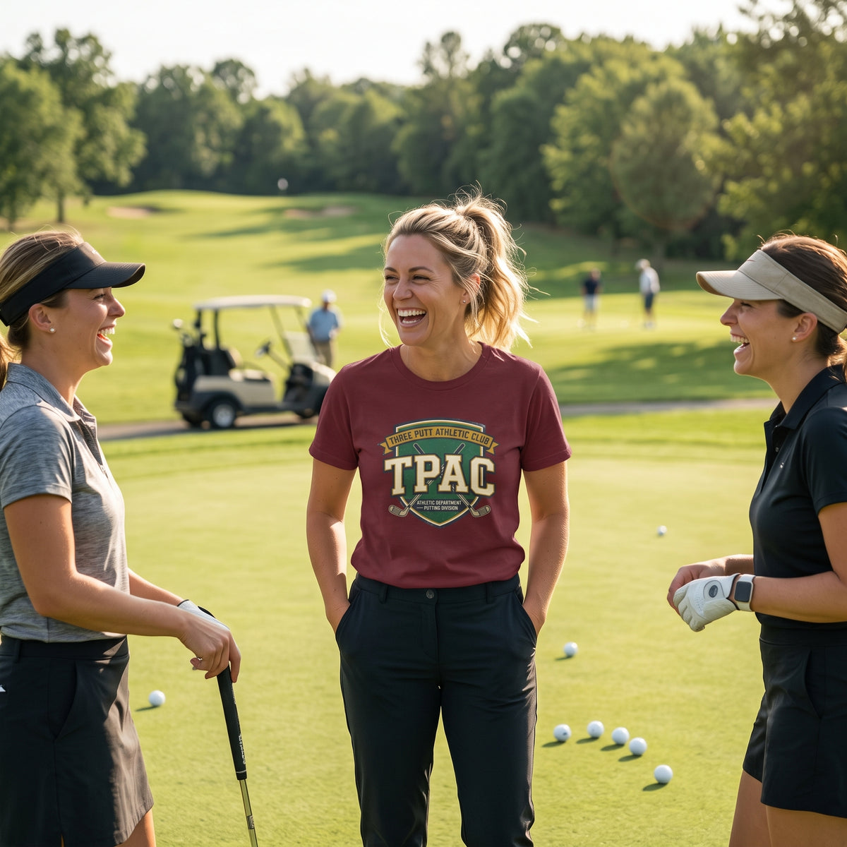 TPAC Athletic Dept Tee — Putting Division Crest