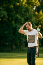 Golf Makes Me Say Bad Words - Vintage Golf Tee