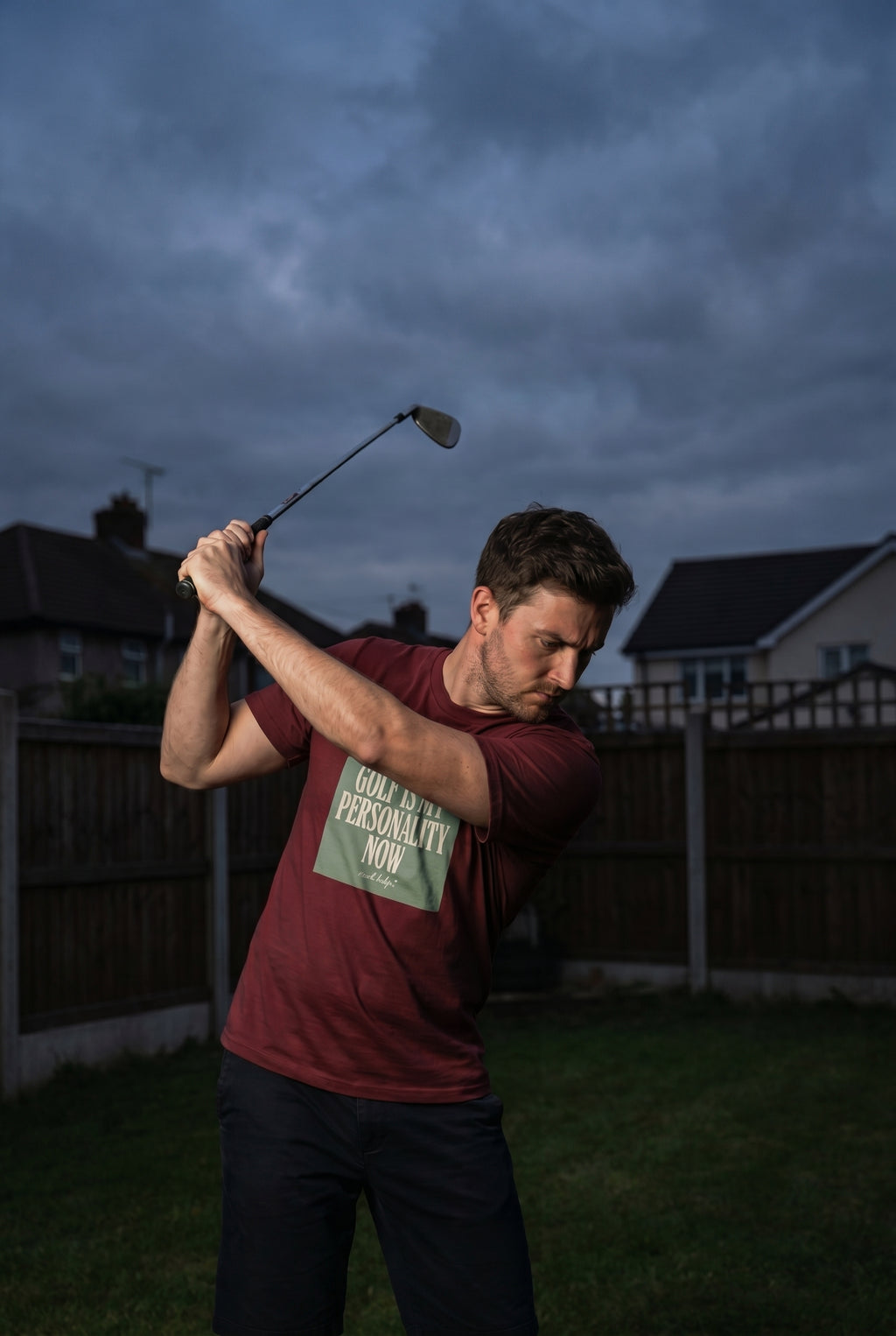 Golf Is My Personality Now - Vintage Typography Tee
