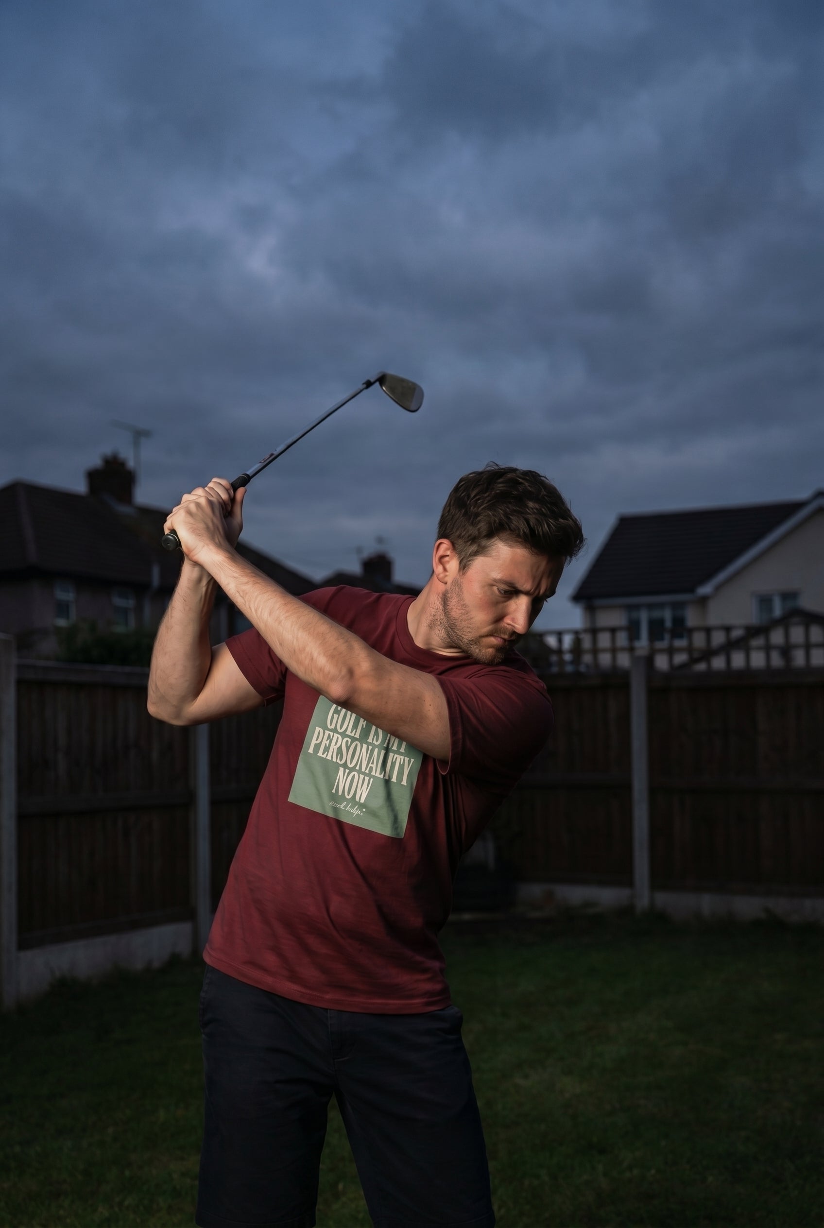 Golf Is My Personality Now - Vintage Typography Tee