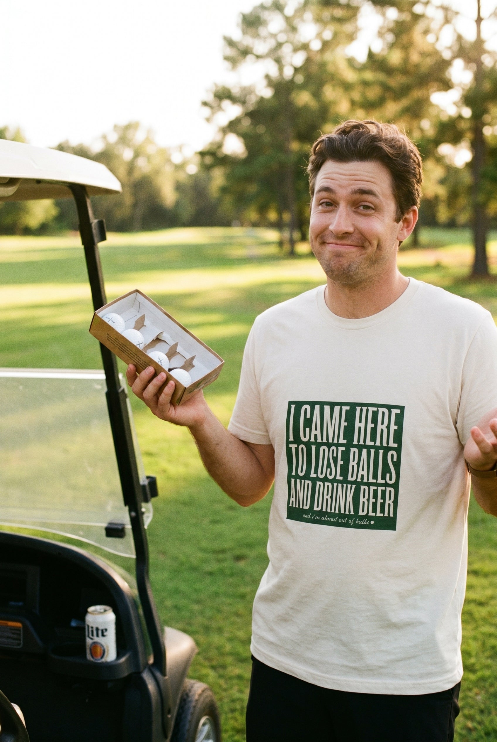 I Came Here To Lose Balls & Drink Beer - Vintage Tee