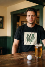 Par For The Pint — Vintage Cream Golf & Beer Tee