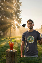 The Bloody Mary Open Tee — Vintage Morning Round Badge