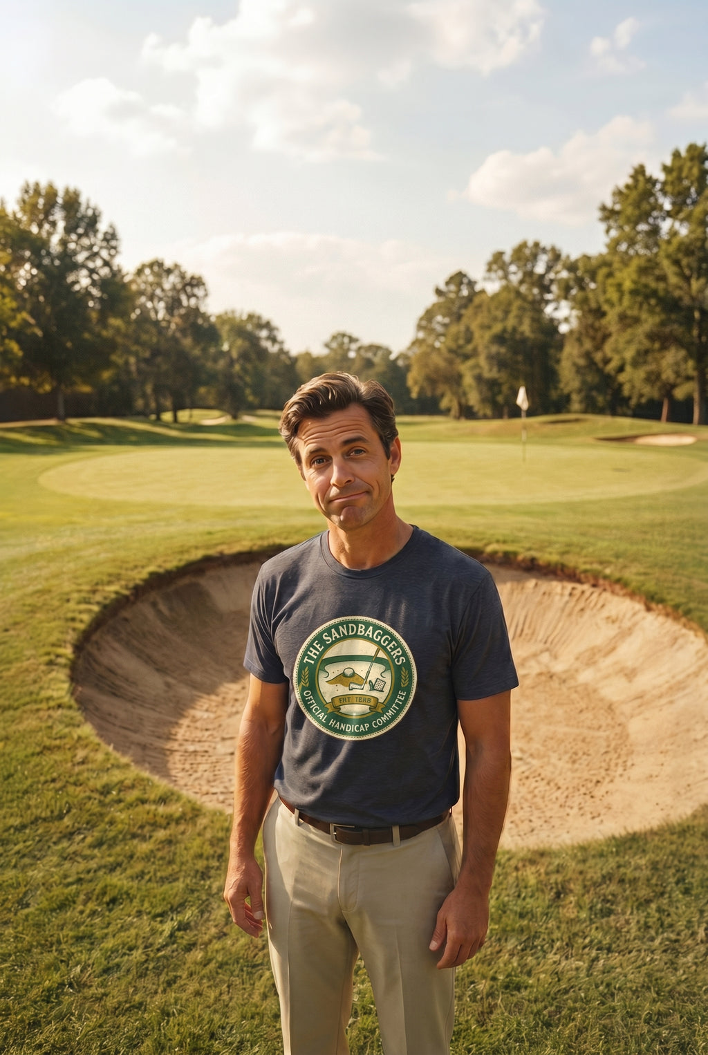 The Sandbaggers Badge Tee